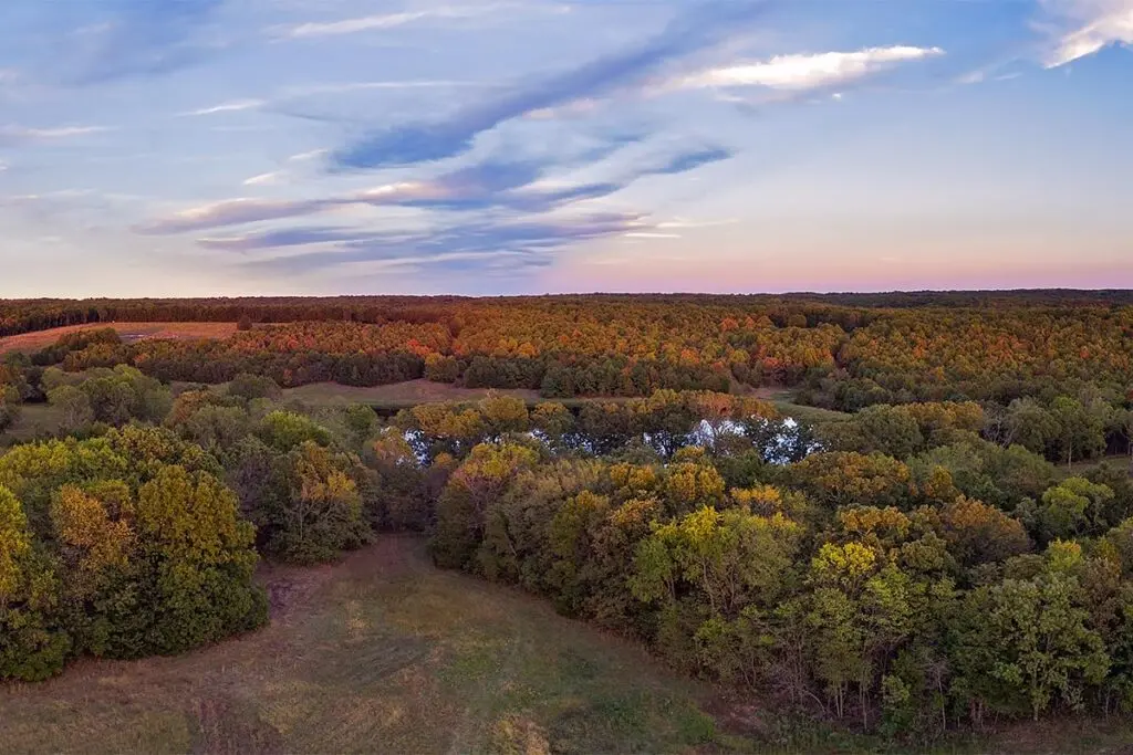 a landscape in Missouri