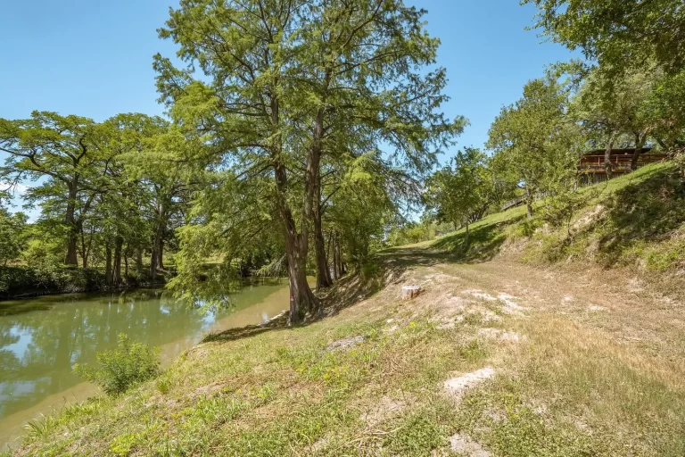a path along the riverbank