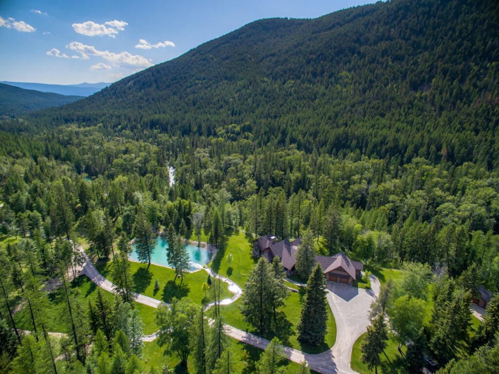 Big Game Hunting Ranch & Luxury Log Home For Sale in Northwest