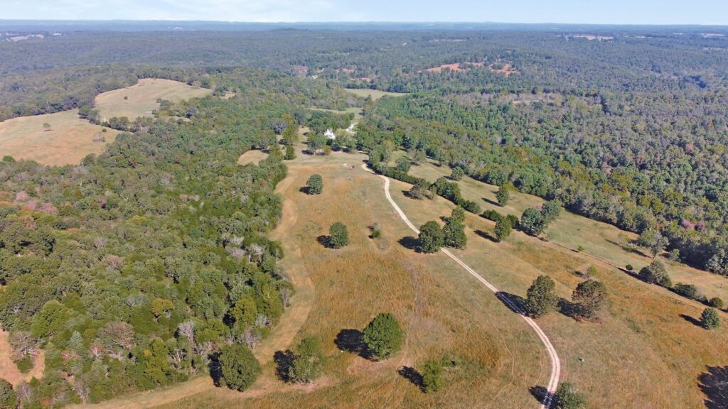 Aerial View of ranch