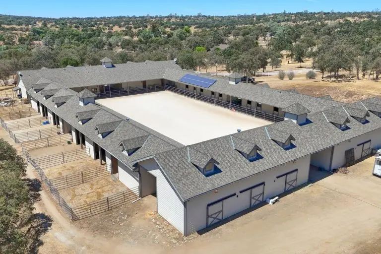 equestrian facilities and home