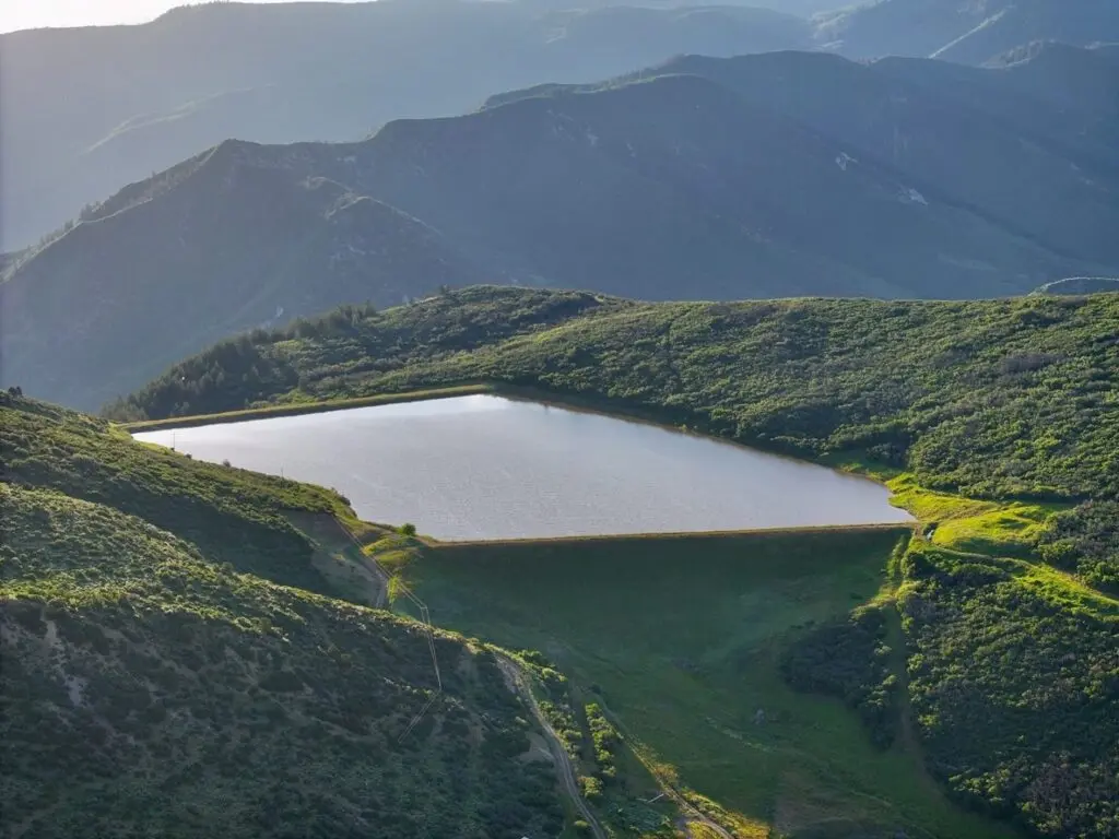 The Porter Ranch Reservoir